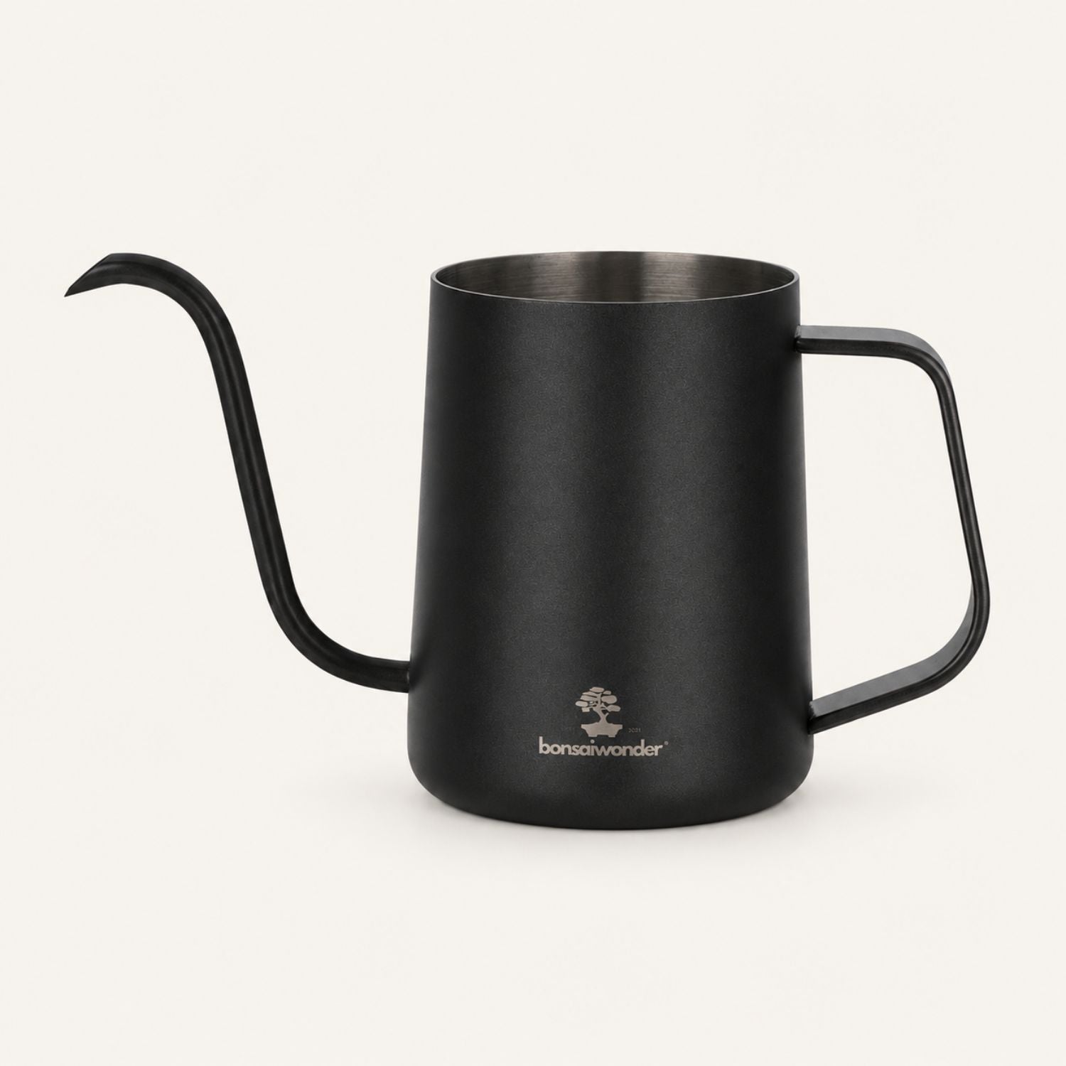Arrosoir en acier inoxydable - 600ml (noir)
